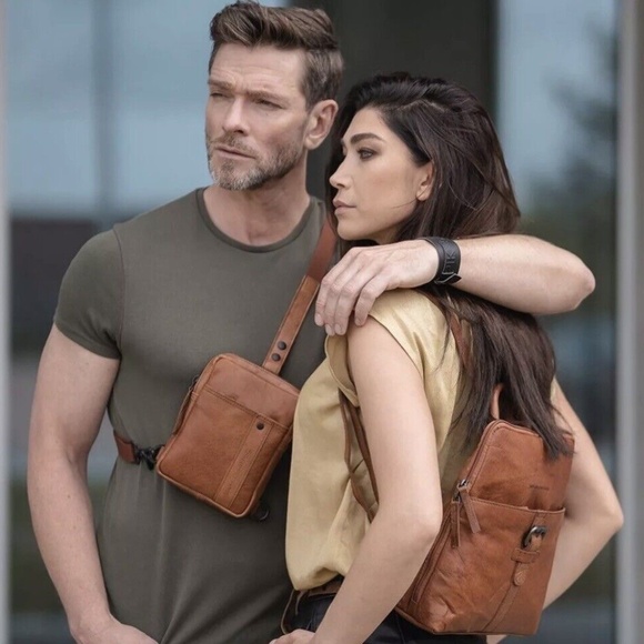 Spikes & Sparrow Leather Backpack - Picture 1 of 15